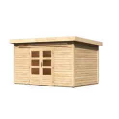 Abri De Jardin En Bois Massif 8,88m² Kandern 7 – Karibu -Outdoor Soldes abri de jardin en bois massif 888m kandern 7 woodfeeling 2