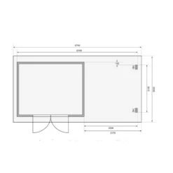 Abri De Jardin En Bois Massif Anthracite 10,60m² Bastrup 7 Avec Appentis 300cm – Karibu -Outdoor Soldes abri de jardin en bois massif anthracite 1060m bastrup 7 avec appentis 300cm woodfeeling 2