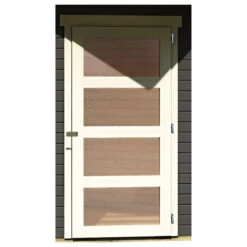 Abri De Jardin En Bois Massif Gris Terre 4,62m² Schwandorf 3 – Karibu -Outdoor Soldes abri de jardin en bois massif gris terre 462m schwandorf 3 woodfeeling 5