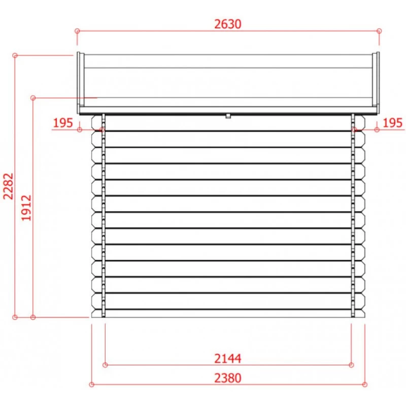 Abri De Jardin En Bois Traité Autoclave 28mm 7,09m² Toit Berceau SOLID 2 Abri De Jardin En Bois Traité Autoclave 28mm 7,09m² Toit Berceau SOLID – Image 2