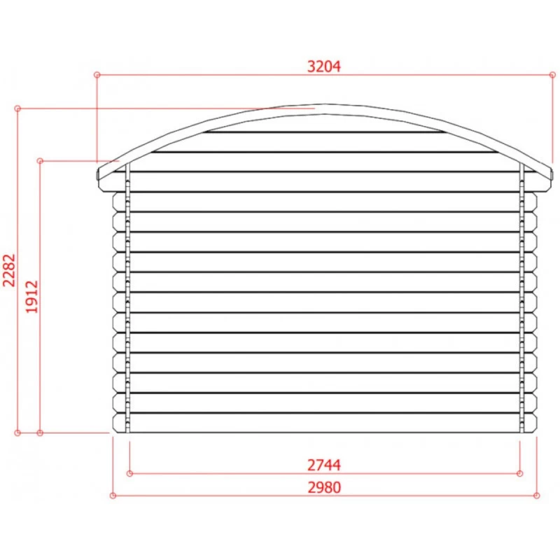 Abri De Jardin En Bois Traité Autoclave 28mm 7,09m² Toit Berceau SOLID 3 Abri De Jardin En Bois Traité Autoclave 28mm 7,09m² Toit Berceau SOLID – Image 3