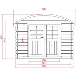 Abri De Jardin En Bois Traité Autoclave 28mm 7,09m² Toit Berceau SOLID 11 Abri De Jardin En Bois Traité Autoclave 28mm 7,09m² Toit Berceau SOLID -Outdoor Soldes abri de jardin en bois traite autoclave 28mm 709m toit berceau solid 5