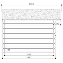 Abri De Jardin En Bois Traité Autoclave 28mm Lannion Porte Double 8,88m² - SOLID -Outdoor Soldes abri de jardin en bois traite autoclave 28mm lannion porte double 888m solid 2