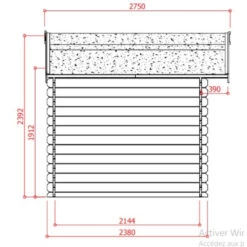 Abri De Jardin En Bois Traité Autoclave 28mm Nimes Porte Double 5,66m² SOLID 5 Abri De Jardin En Bois Traité Autoclave 28mm Nimes Porte Double 5,66m² SOLID -Outdoor Soldes abri de jardin en bois traite autoclave 28mm nimes porte double 566m solid 2