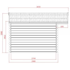 Abri De Jardin En Bois Traité Autoclave 28mm Niort Avec Double Porte 12,46m² - SOLID -Outdoor Soldes abri de jardin en bois traite autoclave 28mm niort avec double porte 1246m solid 2