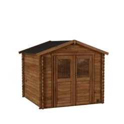 Abri De Jardin En Bois Traité Autoclave 4,9m² - Madriers 28mm - Nicia - Forest Style -Outdoor Soldes abri de jardin en bois traite autoclave 49m madriers 28mm nicia forest style 3