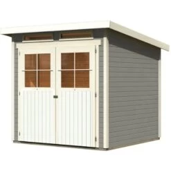 Abri De Jardin En Bois Vitrifié Gris 19mm 4.62m² Glücksburg 3 - Karibu 8 Abri De Jardin En Bois Vitrifié Gris 19mm 4.62m² Glücksburg 3 - Karibu -Outdoor Soldes abri de jardin en bois vitrifie gris 19mm 462m glucksburg 3 karibu 2