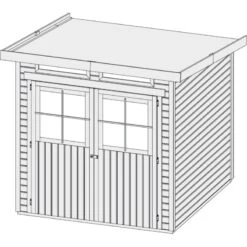 Abri De Jardin En Bois Vitrifié Gris 19mm 4.62m² Glücksburg 3 - Karibu 9 Abri De Jardin En Bois Vitrifié Gris 19mm 4.62m² Glücksburg 3 - Karibu -Outdoor Soldes abri de jardin en bois vitrifie gris 19mm 462m glucksburg 3 karibu 3