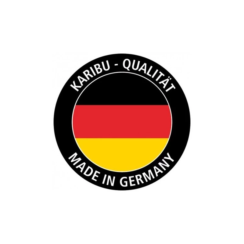 Abri De Jardin En Bois Vitrifié Gris 19mm 4.62m² Glücksburg 3 - Karibu 6 Abri De Jardin En Bois Vitrifié Gris 19mm 4.62m² Glücksburg 3 - Karibu – Image 6