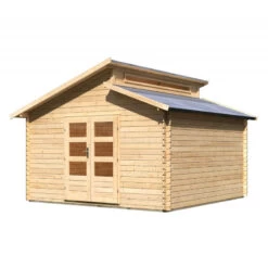 Abri De Jardin En Bois 14,98m² Avec Toit En Gradins - Värmland 2 - Karibu -Outdoor Soldes abri de jardin en bois1498m avec toit en gradins varmland 2 karibu 2