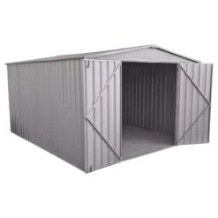Abri De Jardin En Métal 10,9m² Silver Grey Fraser - ABSCO