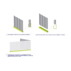 Abri De Jardin En Métal 10,9m² Silver Grey Fraser - ABSCO 9 Abri De Jardin En Métal 10,9m² Silver Grey Fraser - ABSCO -Outdoor Soldes abri de jardin en metal 11m silver grey absco 4