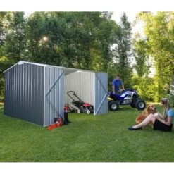Abri De Jardin En Métal Colorbond Gris Ardoise 11,25m² EASYSHED -Outdoor Soldes abri de jardin en metal colorbond gris ardoise 1125m easyshed 2