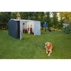 Abri De Jardin En Métal Colorbond Gris Ardoise 11,25m² EASYSHED -Outdoor Soldes abri de jardin en metal colorbond gris ardoise 1125m easyshed 5