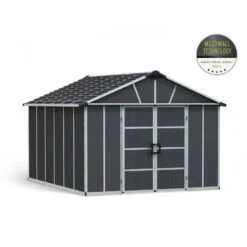 Abri De Jardin En Polycarbonate 11,7m² Avec Plancher YUKON - Palram - Canopia -Outdoor Soldes abri de jardin en polycarbonate 117m avec plancher yukon palram 2