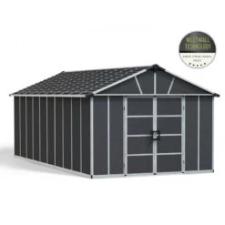 Abri De Jardin En Polycarbonate 21,3m² Avec Plancher YUKON - Palram - Canopia -Outdoor Soldes abri de jardin en polycarbonate 213m avec plancher yukon palram 2