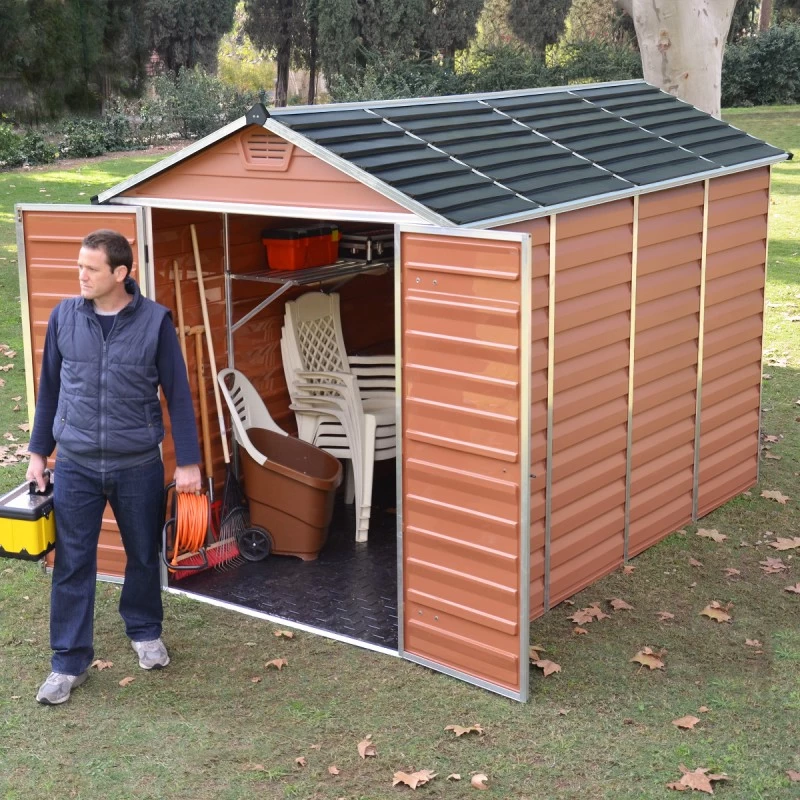 Abri De Jardin En Polycarbonate 5,28m² Skylight Amber - Palram - Canopia 2 Abri De Jardin En Polycarbonate 5,28m² Skylight Amber - Palram - Canopia – Image 2