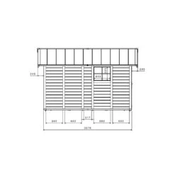 Abri De Jardin En PVC 11,2m² DECO Gris Foncé Et Blanc Grosfillex + Kit Ancrage Offert -Outdoor Soldes abri de jardin en pvc 112m deco gris fonce et blanc grosfillex 4