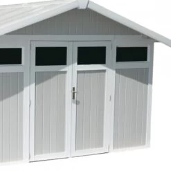 Abri De Jardin En PVC 11,2m² UTILITY Blanc Et Gris Bleu Grosfillex + Kit Ancrage Offert 11 Abri De Jardin En PVC 11,2m² UTILITY Blanc Et Gris Bleu Grosfillex + Kit Ancrage Offert -Outdoor Soldes abri de jardin en pvc 112m utility blanc et gris bleu grosfillex 5