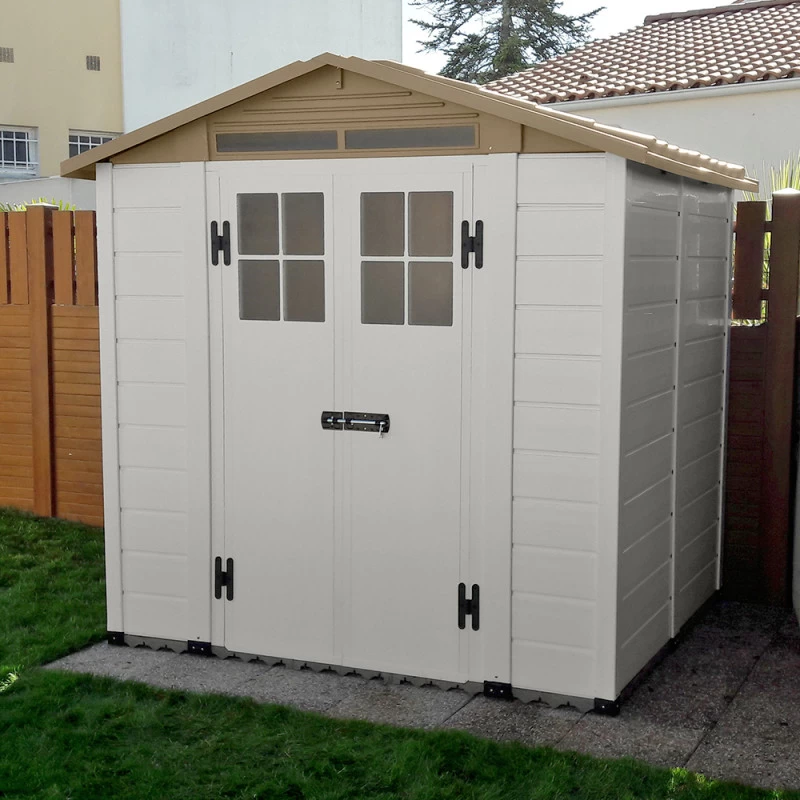 Abri De Jardin En PVC 3,98m² Avec Plancher Evo Tuscany 200 – Garofalo 2 Abri De Jardin En PVC 3,98m² Avec Plancher Evo Tuscany 200 – Garofalo – Image 2