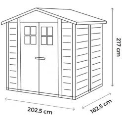 Abri De Jardin En PVC 3,98m² Avec Plancher Evo Tuscany 200 – Garofalo 8 Abri De Jardin En PVC 3,98m² Avec Plancher Evo Tuscany 200 – Garofalo -Outdoor Soldes abri de jardin en pvc 398m avec plancher evo tuscany 200 garofalo 2