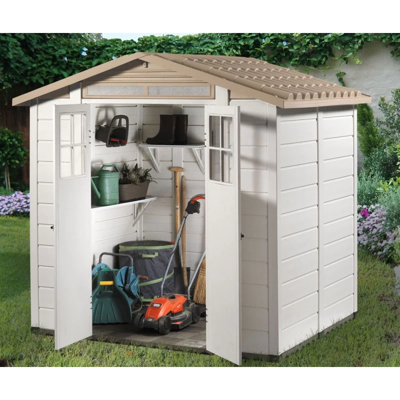 Abri De Jardin En PVC 3,98m² Avec Plancher Evo Tuscany 200 – Garofalo 1 Abri De Jardin En PVC 3,98m² Avec Plancher Evo Tuscany 200 – Garofalo