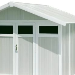 Abri De Jardin En PVC 7,53m² UTILITY Blanc Et Gris Vert Grosfillex + Kit Ancrage Offert 11 Abri De Jardin En PVC 7,53m² UTILITY Blanc Et Gris Vert Grosfillex + Kit Ancrage Offert -Outdoor Soldes abri de jardin en pvc 753m utility blanc et gris vert grosfillex 5