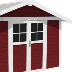 Abri De Jardin En PVC 7,5m² DECO Rouge Et Blanc Grosfillex + Kit Ancrage Offert 8 Abri De Jardin En PVC 7,5m² DECO Rouge Et Blanc Grosfillex + Kit Ancrage Offert -Outdoor Soldes abri de jardin en pvc 75m deco rouge et blanc grosfillex 2