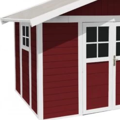 Abri De Jardin En PVC 7,5m² DECO Rouge Et Blanc Grosfillex + Kit Ancrage Offert 9 Abri De Jardin En PVC 7,5m² DECO Rouge Et Blanc Grosfillex + Kit Ancrage Offert -Outdoor Soldes abri de jardin en pvc 75m deco rouge et blanc grosfillex 3