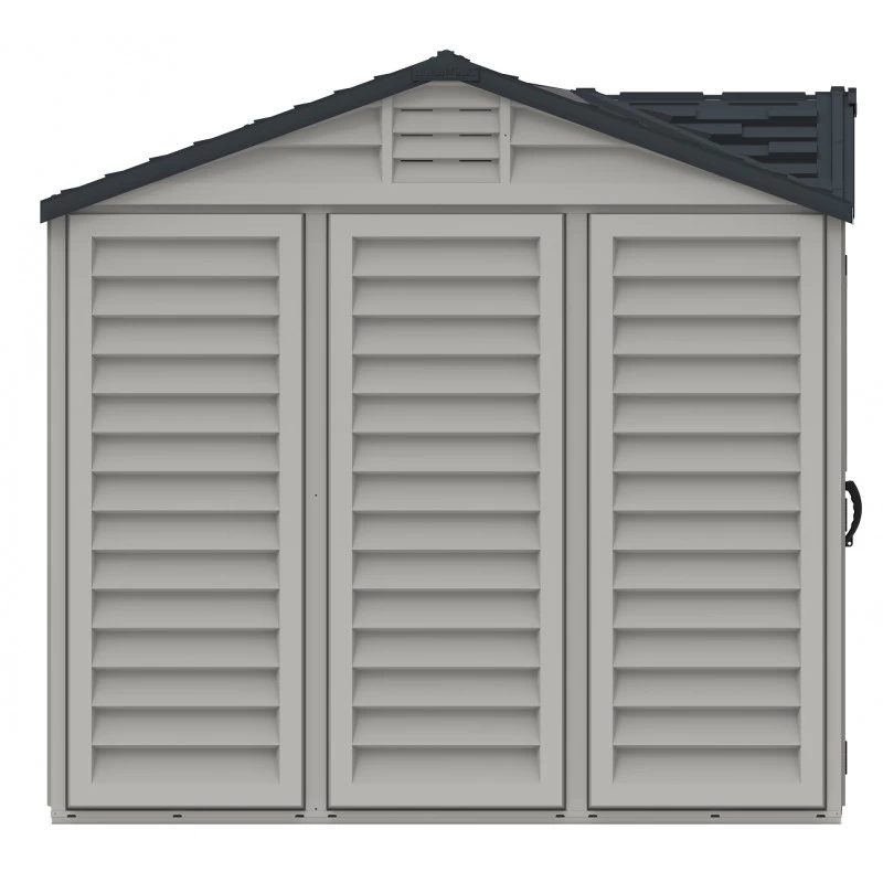 Abri De Jardin En PVC 8,05m² DarkGrey Apex + Kit De Fondation DURAMAX 6 Abri De Jardin En PVC 8,05m² DarkGrey Apex + Kit De Fondation DURAMAX – Image 6