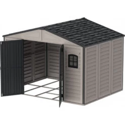 Abri De Jardin En PVC 8,05m² DarkGrey Premium + Kit De Fondation DURAMAX -Outdoor Soldes abri de jardin en pvc 805m darkgrey premium duramax kit de fondation 2