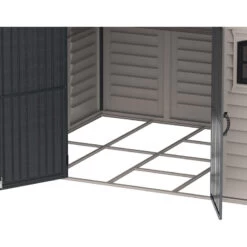 Abri De Jardin En PVC 8,05m² DarkGrey Premium + Kit De Fondation DURAMAX -Outdoor Soldes abri de jardin en pvc 805m darkgrey premium duramax kit de fondation 4