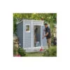 Abri De Jardin En Résine 2,06m² Monopente + Plancher Gris Keter