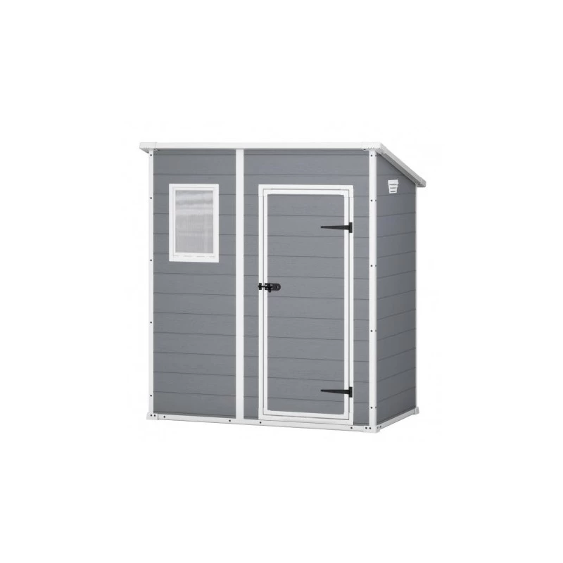 Abri De Jardin En Résine 2,06m² Monopente + Plancher Gris Keter 3 Abri De Jardin En Résine 2,06m² Monopente + Plancher Gris Keter – Image 3