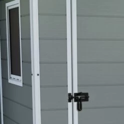 Abri De Jardin En Résine 2,5m² Premium 46 S Gris Clair + Plancher - Keter -Outdoor Soldes abri de jardin en resine 25m premium 46 s gris clair plancher keter 5