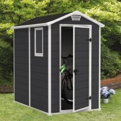 Abri De Jardin En Résine 2,5m² Premium 46 S + Plancher - Keter -Outdoor Soldes abri de jardin en resine 25m premium 46 s plancher keter 3