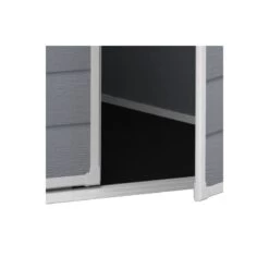 Abri De Jardin En Résine 2,8m² Gris Clair Premium 65 DPF + Plancher Keter -Outdoor Soldes abri de jardin en resine 28m gris clair premium 65 dpf plancher keter 3