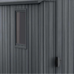 Abri De Jardin En Résine Aspect Bois Grisé 2,3m² Darwin 46 + Plancher - Keter -Outdoor Soldes abri de jardin en resine aspect bois grise 23m darwin 46 plancher keter 4