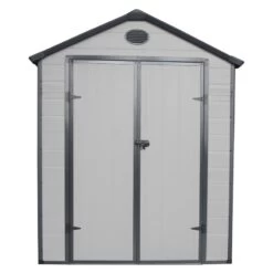 Abri De Jardin En Résine Gris 5,32m² + Kit De Fondation - JOBU 8 Abri De Jardin En Résine Gris 5,32m² + Kit De Fondation - JOBU -Outdoor Soldes abri de jardin en resine gris 532m kit de fondation jobu 2