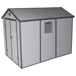 Abri De Jardin En Résine Gris 5,32m² + Kit De Fondation - JOBU 9 Abri De Jardin En Résine Gris 5,32m² + Kit De Fondation - JOBU -Outdoor Soldes abri de jardin en resine gris 532m kit de fondation jobu 3