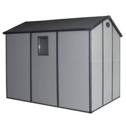 Abri De Jardin En Résine Gris 5,32m² + Kit De Fondation - JOBU 11 Abri De Jardin En Résine Gris 5,32m² + Kit De Fondation - JOBU -Outdoor Soldes abri de jardin en resine gris 532m kit de fondation jobu 5