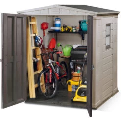 Abri De Jardin En Résine Sydney 3,48m² + Plancher Keter 10 Abri De Jardin En Résine Sydney 3,48m² + Plancher Keter -Outdoor Soldes abri de jardin en resine sydney 348m plancher keter 4