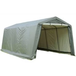 Abri De Jardin En Toile Renforcée Verte Toit 2 Pentes 18,60m² HABRITA -Outdoor Soldes abri de jardin en toile renforcee verte toit 2 pentes 1860m habrita 5