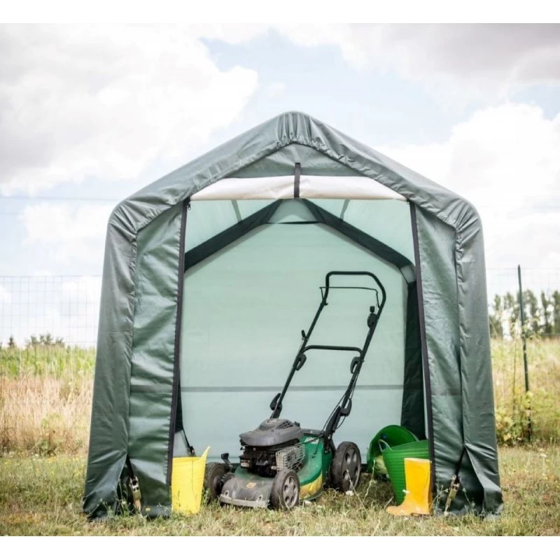 Abri De Jardin En Toile Renforcée Verte Toit 2 Pentes 3,35m² HABRITA 1 Abri De Jardin En Toile Renforcée Verte Toit 2 Pentes 3,35m² HABRITA