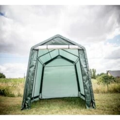 Abri De Jardin En Toile Renforcée Verte Toit 2 Pentes 9,30m² HABRITA -Outdoor Soldes abri de jardin en toile renforcee verte toit 2 pentes 930m habrita 2