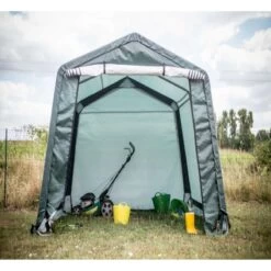 Abri De Jardin En Toile Renforcée Verte Toit 2 Pentes 9,30m² HABRITA -Outdoor Soldes abri de jardin en toile renforcee verte toit 2 pentes 930m habrita 3