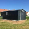 Abri De Jardin Métal 15,16m² PLUS Anthracite + Kit D'ancrage X-METAL