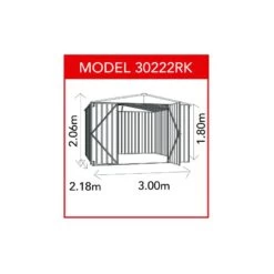 Abri De Jardin En Métal 6,5m² Silver Grey Fraser - ABSCO -Outdoor Soldes abri de jardin metal 654m silver grey haut de gamme 2