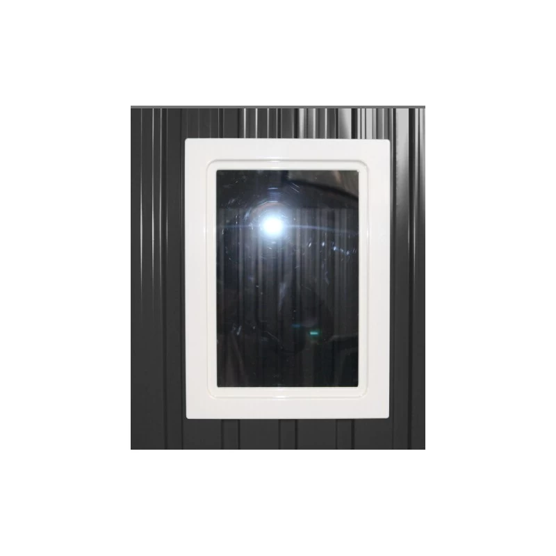 Abri De Jardin Métal 7,06m² PLUS Anthracite + Kit D'ancrage X-METAL 3 Abri De Jardin Métal 7,06m² PLUS Anthracite + Kit D'ancrage X-METAL – Image 3