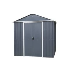 Abri De Jardin Métal Anthracite 2,77m² + Kit D'ancrage Inclus - YARDMASTER -Outdoor Soldes abri de jardin metal anthracite 277m kit d ancrage inclus yardmaster 2